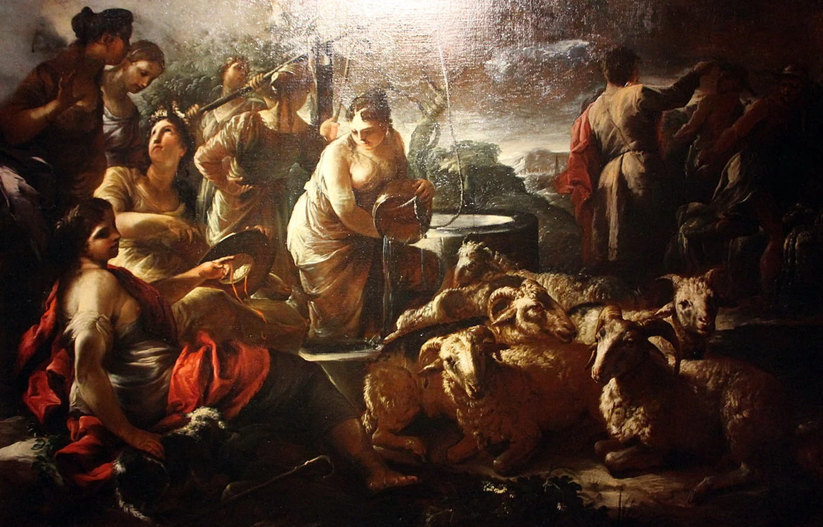 Mosè e le figlie di jetro